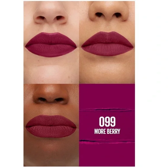 COLOR SENSATIONAL ULTIMATTE SLIM LIPSTICK MAKEUP MORE BERRY - Picture 3 of 4